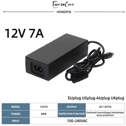 Universal DC 12V Power Supply Adapter - EU (12V 7A 84W)