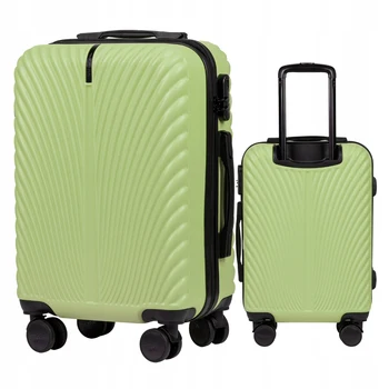 WINGS cabin piccola valigia PISTATION COLOR ABS + 4 ruote lucchetto a combinazione 1