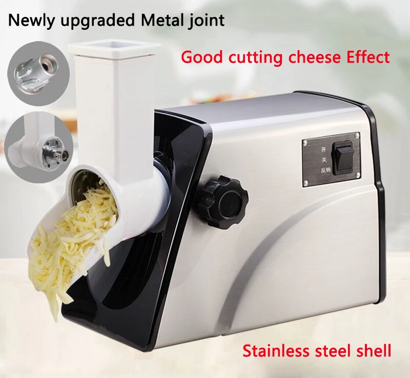 Cheese Slicer Electric Commercial Automatic Shredder Mozzarella Shredded Cheese Grater Household