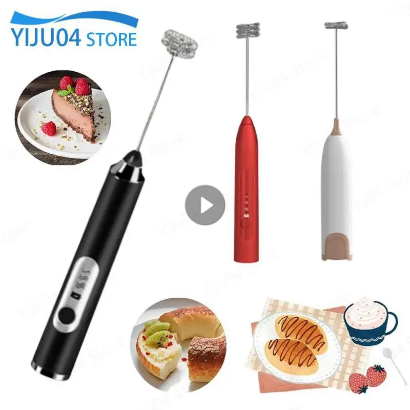 Handheld Milk Frother Electric Portable Foam Beater Coffee Blender Drink  Mixer Milk Foamer Mini Whisk For Frappe Latte Matcha - AliExpress