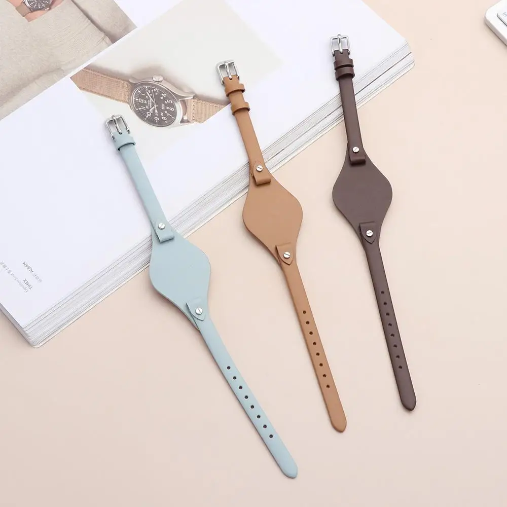Genuine Leather Replacement Watchband - Elegant 8mm Small Bracelet