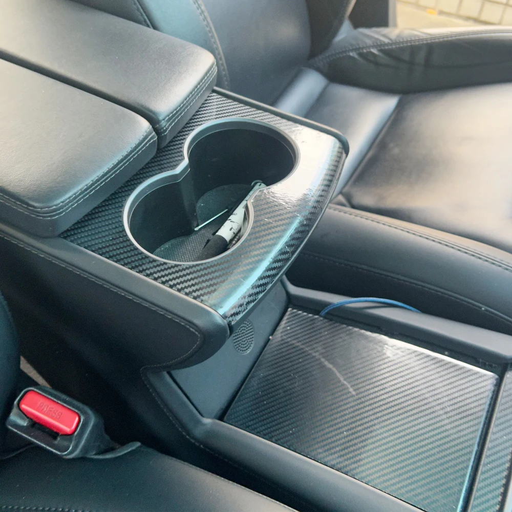 테슬라 모델 X S 2012-2020용 카본 파이버 자동차 필름 인테리어 스티커 센터 콘솔 기어 대시보드 에어 도어 핸들 리프트 패널