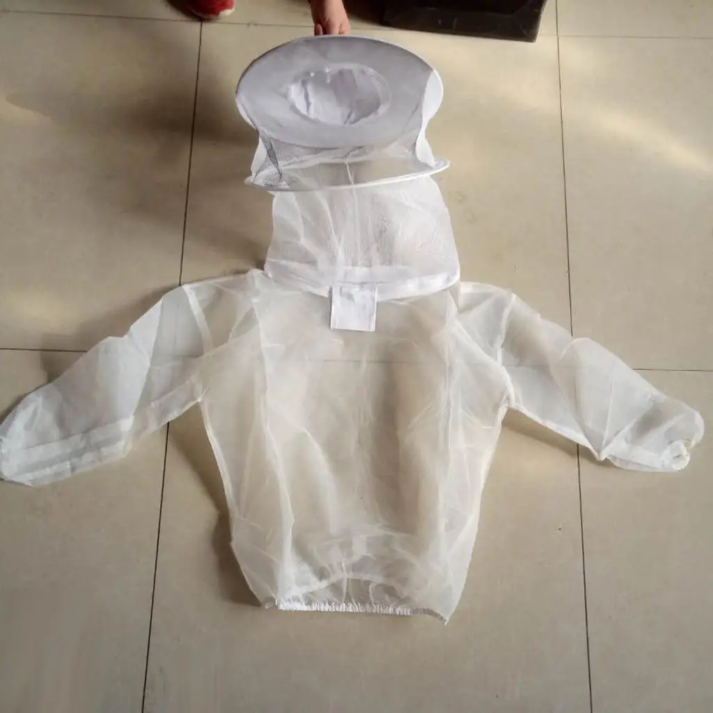 Beekeepers Beekeeping Jacket Hat Suit Protective Equipment White