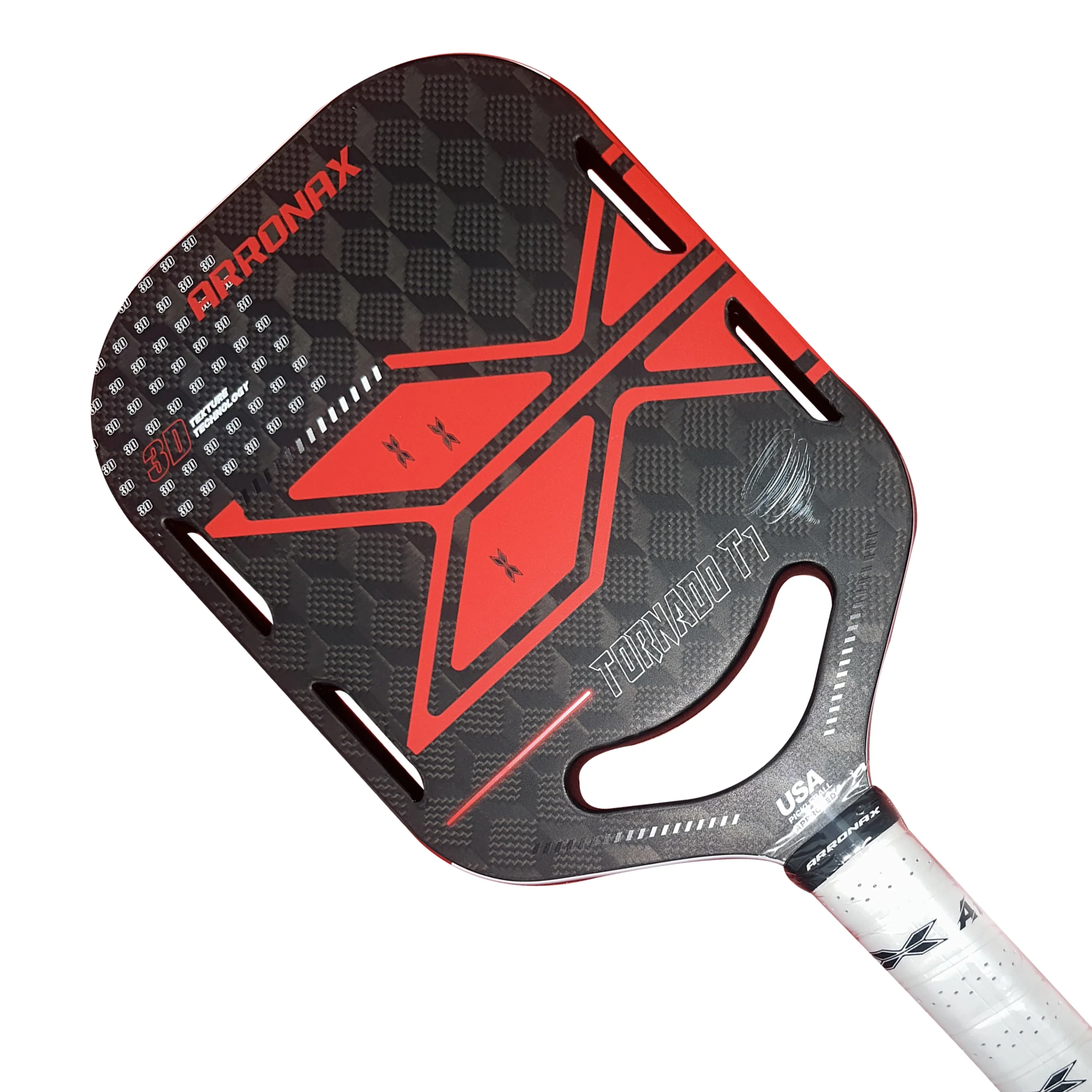 ピックルボール パドル ARRONAX エッジレス 白い 赤い ピックル ピックルボール パドル ARRONAX エッジレス 白い 赤い ピックル
