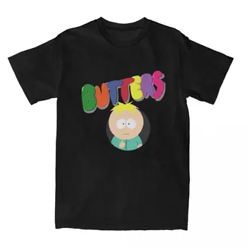 South Park The Butters Show 남성 및 여성용 셔츠 상품, 재미있는 코튼 티, 반팔 의류, 크리스마스 선물