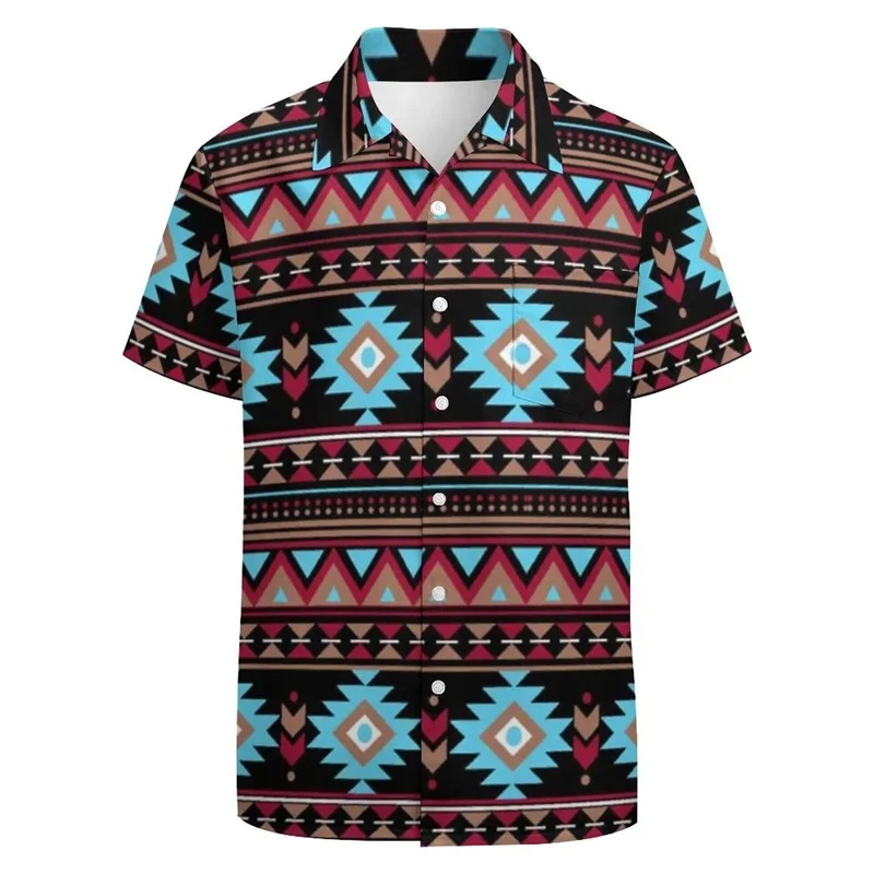 Full Print Neon Painting Abstract Graphic Festival Shirts For Men Short Sleeve Button Down Casual Beach Party Shirt Clothes 6