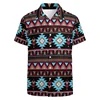Full Print Neon Painting Abstract Graphic Festival Shirts For Men Short Sleeve Button Down Casual Beach Party Shirt Clothes 6