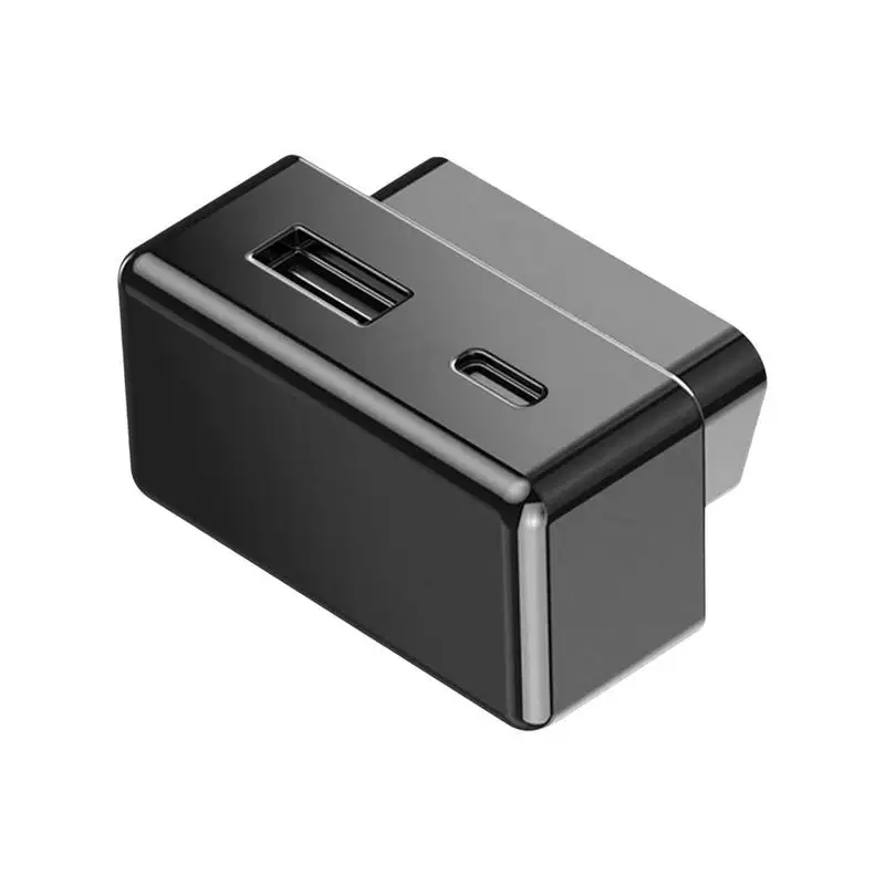 

Plug For Tesla Model Y/3 Ports Extender Phone Concealed PD Fast Charging USB Type-C Dual Heads Wall Charger Splitter Adapter