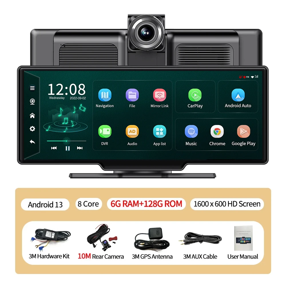 10.26インチ ダッシュボード Android 13 ダッシュカム 10.26 インチダッシュボード Android 13 ダッシュカム 5.1Bluetooth U