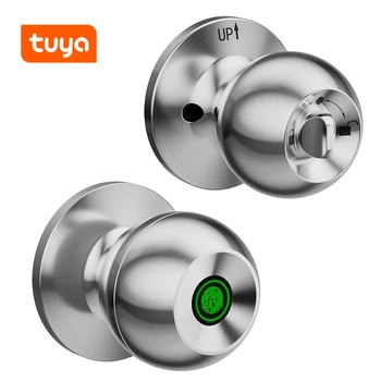 Biometric Fingerprint Smart Door Lock Rechargeable Keyless Entry with App Control for Bedroom and Office Use 1