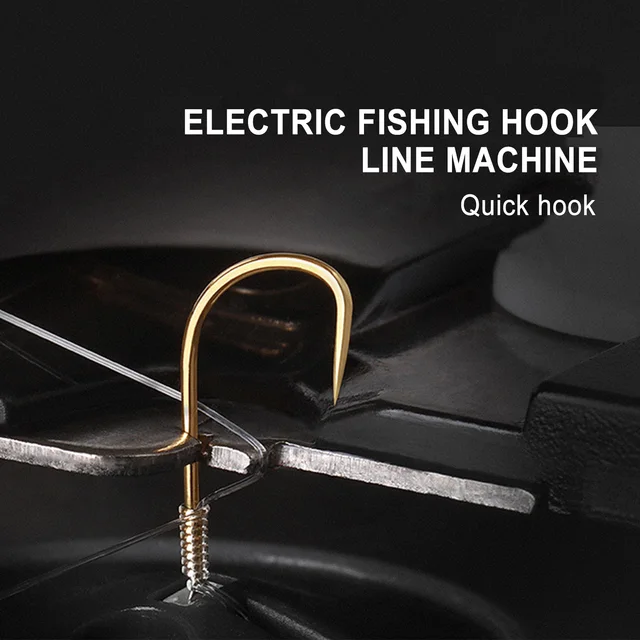 Portable Electric Automatic Fishing Hook Tie Tool Fast Fishing