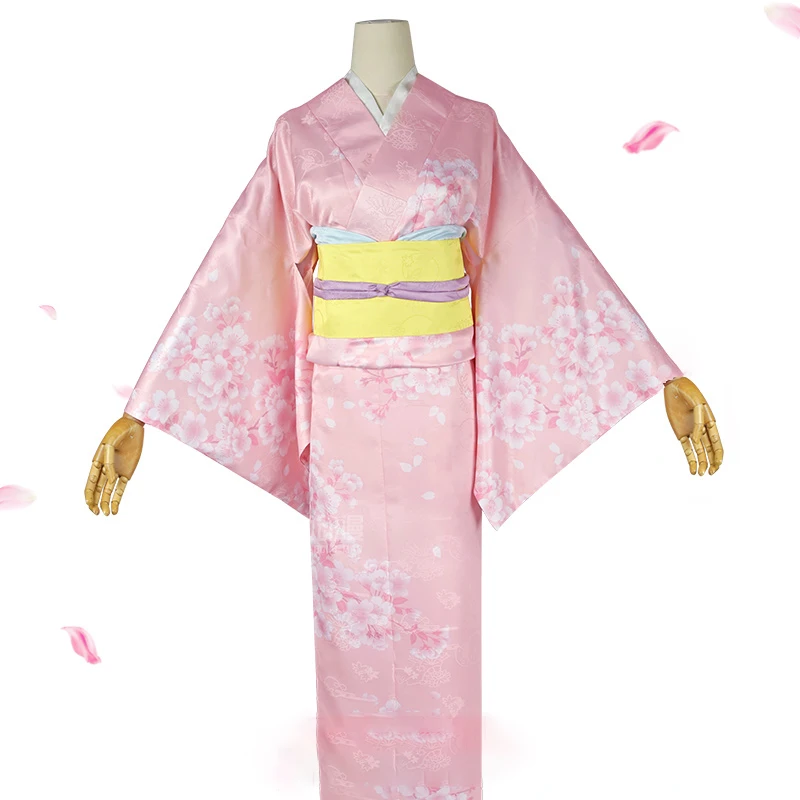 

Luckyoubi My Happy Marriage Saimori Miyo Cosplay Costumes Kimono Pink Dress Outfit Japanese Clothing Halloween Party Uniform