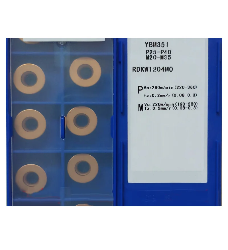 RDKW RDKW0803MO RDKW10T3MO RDKW1204MO RDKW1605MO YBM351 RDKW0803 RDKW10T3 RDKW1605 Carbide Inserts for Steel & Stainless best vise