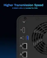 TERRAMASTER F6-424 NAS Storage 6bay - N95 Quad Core CPU, 8GB DDR5 RAM, 2.5GbE Port X2, Network Attached Storage (Diskless)) - Image 5