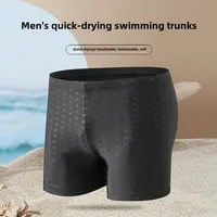 Men's Speedo Swimming Trunks Shark Skin Design Quick Dry Breathable Fitness Running Sports Equipment Single Piece Swimwear 1