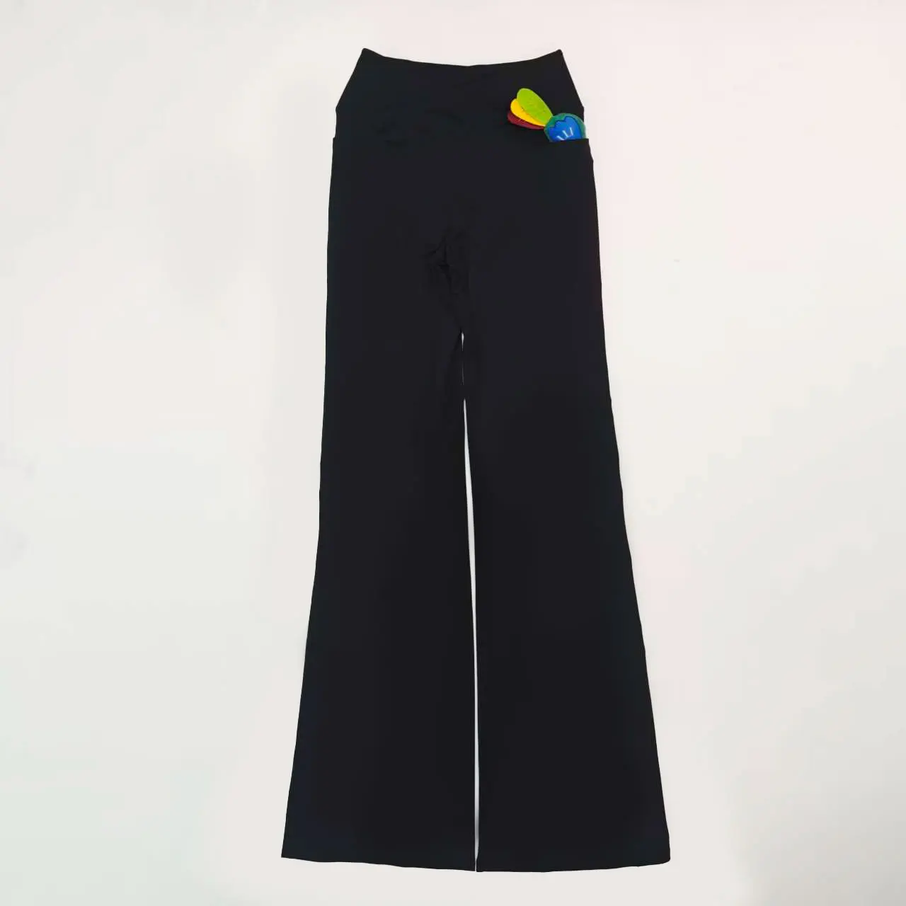 Pantalon Yoga Évasé Taille Haute Femme