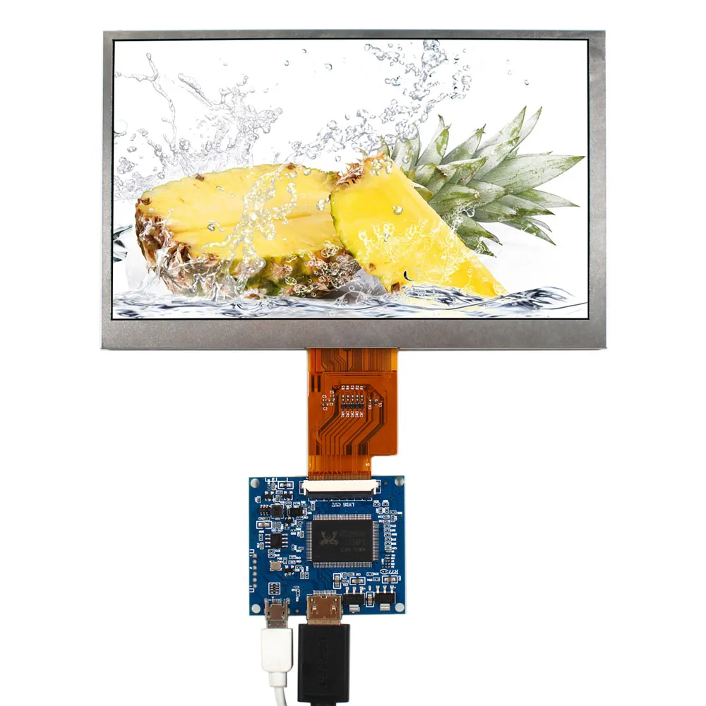

7-дюймовый AT070TNA2 1024x600 HD TFT ЖК-модуль + плата контроллера mini H DMI Micro USB