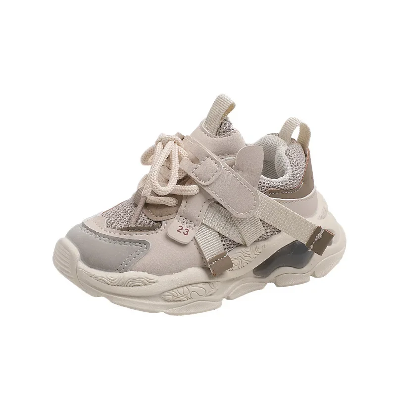 

Tennis Children Lightweight Casual Shoes for Baby Girls Kids Boys Rubber Bottom Antiskid Outdoor Gym Mesh Breathable Sneakers