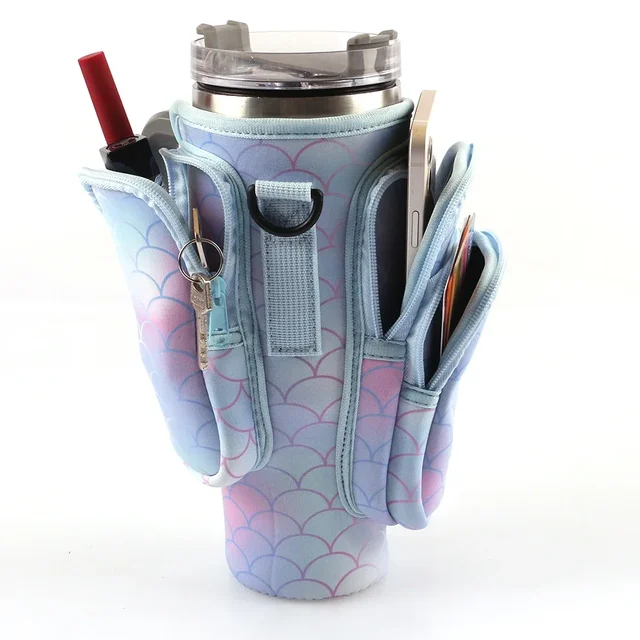Cup Carry Accessory Bag for  Stanley, Water Bottle Holder Strap, for Stanley Cup 30/40 Oz,  Water Bottle Sleeve for  Stanley 2