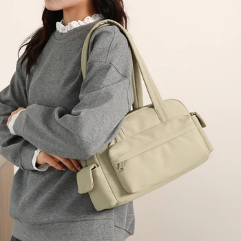 Nuova borsa a tracolla casual originale da donna, borsa a tracolla vintage, borsa di tela leggera per pendolarismo, borsa da yoga leggera, adatta per sport, escursioni e campeggio