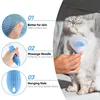 Cat Brush Remove Hair Stainless Steel Pet Hair Removal Comb Non Slip Pet Grooming Brush Dog Combs Brushes Cat Accessorie 4