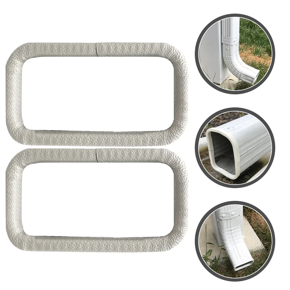 

2 Pcs Drain Nozzle Sleeve Useful Downspout Cover Pet Safety Caps for Adults Mouth Rubber Extension Child