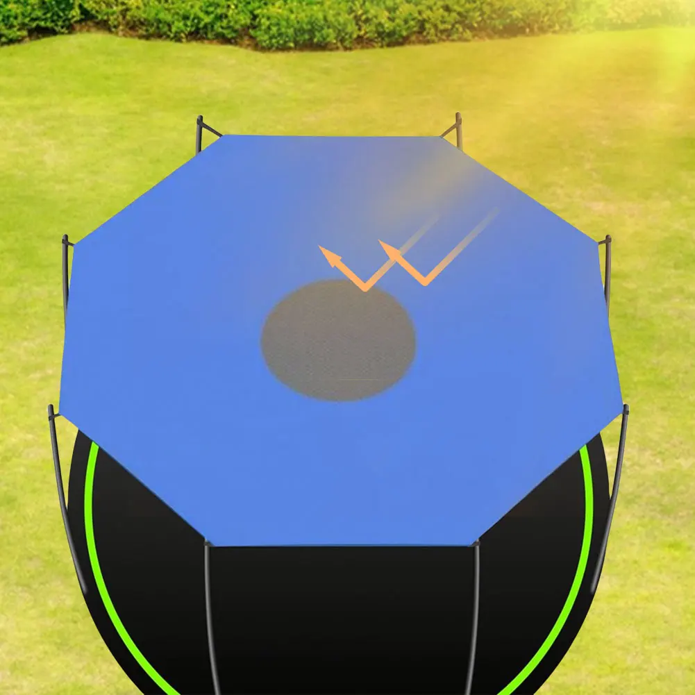 6/8/10/12/14Feet Trampoline Shade Cover Outdoor Anti-UV Trampoline Canopy Cover Sun-Protection Trampolines Sunshade Accessories