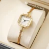 1/4PCS Fashion Square Roma Dial Women Quartz Watch Elegant Bracelet Strap Wristwatch Reloj Mujer Girls Clock Gift (Without Box)