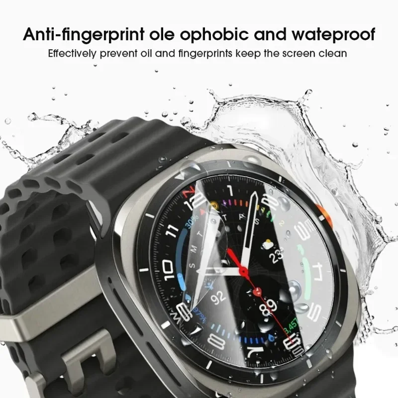 Ultra Soft TPU Hydrogel Full Screen Protector for Smartwatches (5-Pack)