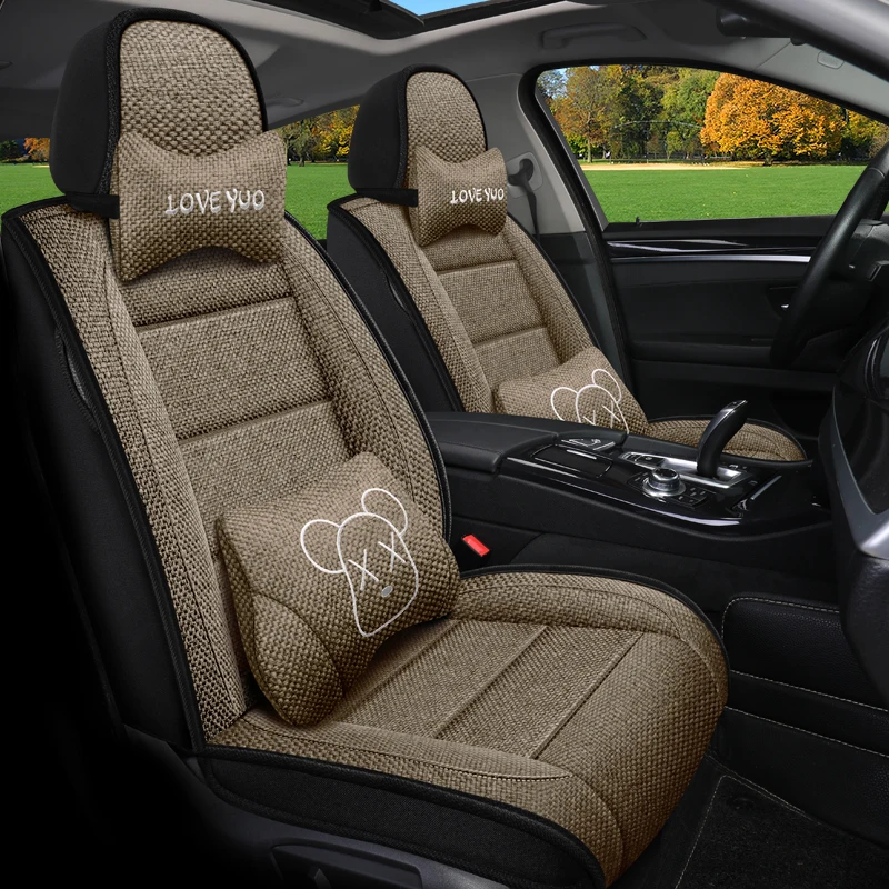 Front+Rear Car Seat Cover for Buick Enclave Century GL GS Regal