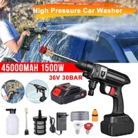 Portable High Pressure Washer 30Bar High Pressure Car Washer 4000mAh Wireless Car Wash Machine for Garden Watering Home Cleaning 1