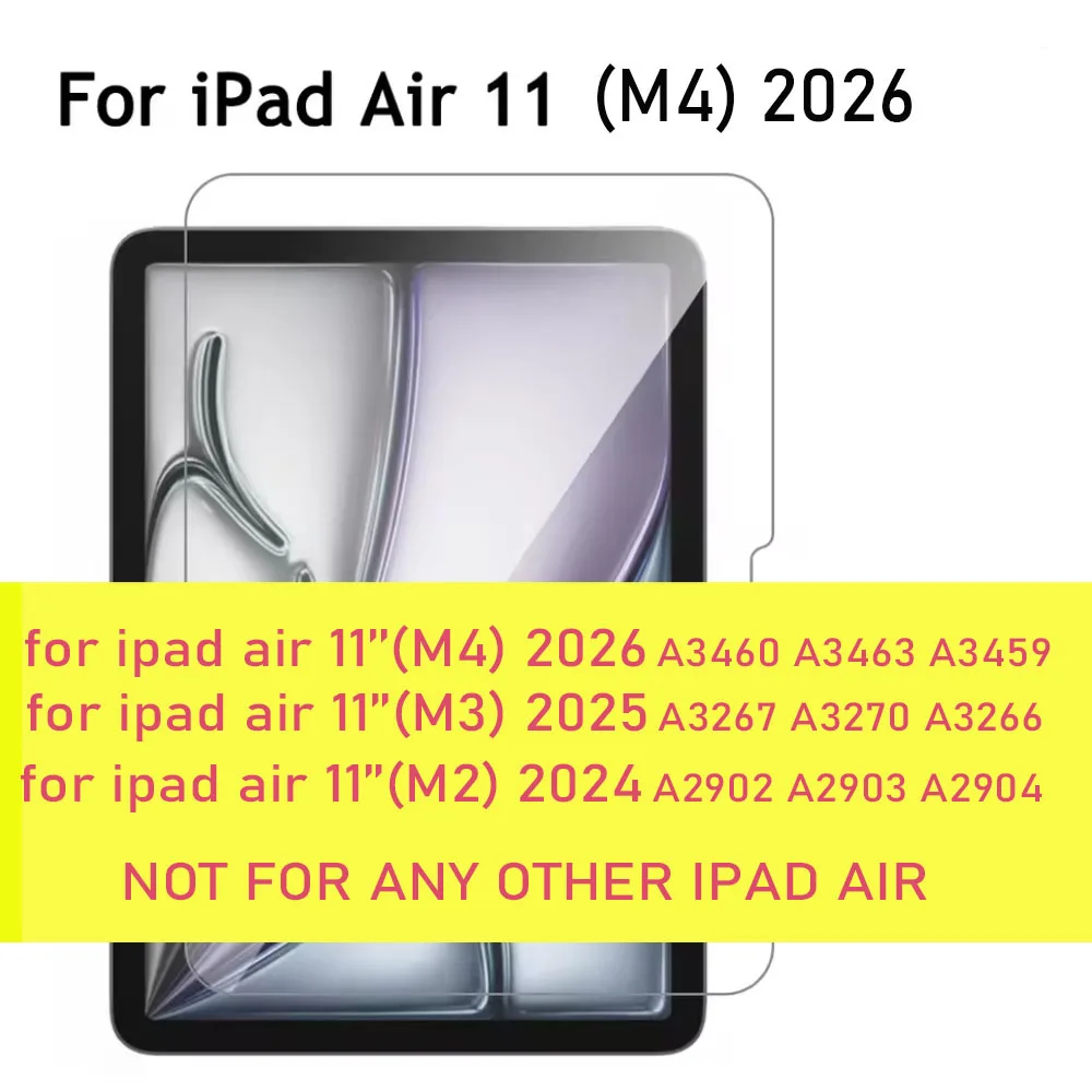 Premium Tempered Glass Screen Protector for 13-Inch Tablets - Ultra-Durable 9H Protective Film