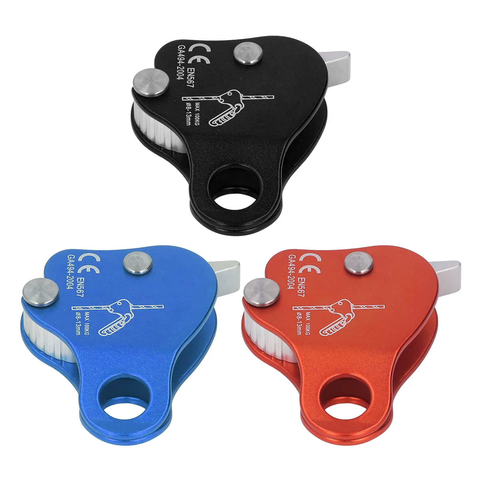 High-Strength Self-Braking Climbing Rope Grab for Fall Protection and Outdoor Ascending