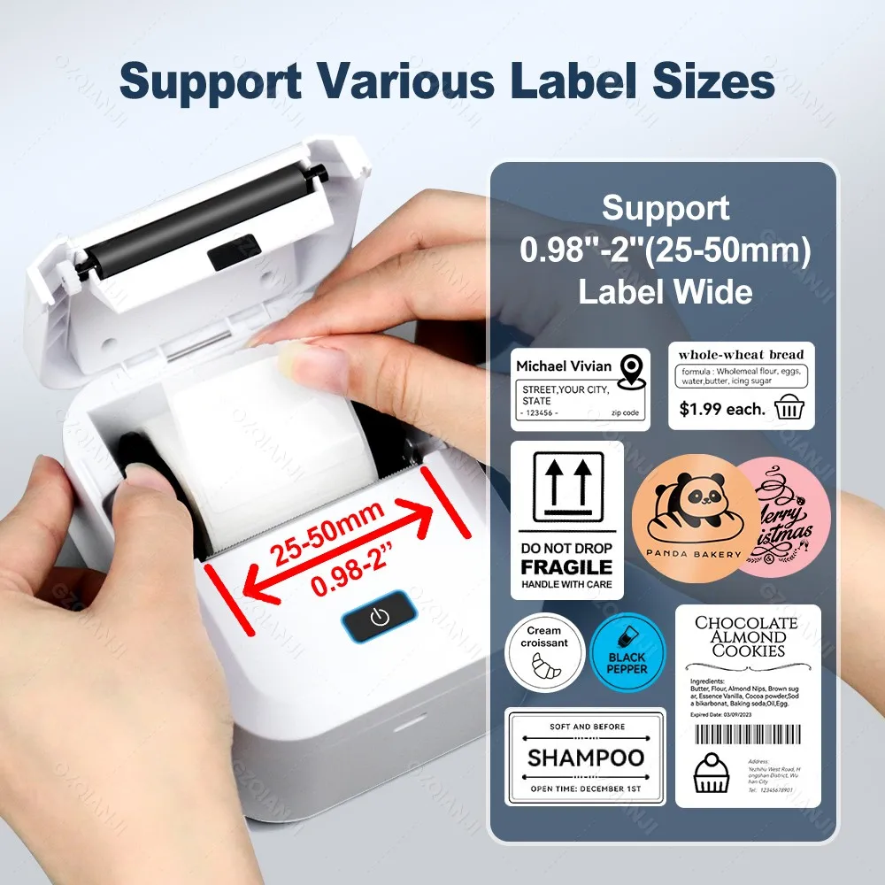 Marklife X2 Pocket Portable Thermal Label Maker Sticker Photo Bluetooth Printer Self-adhesive Labeling Machine Impresoras