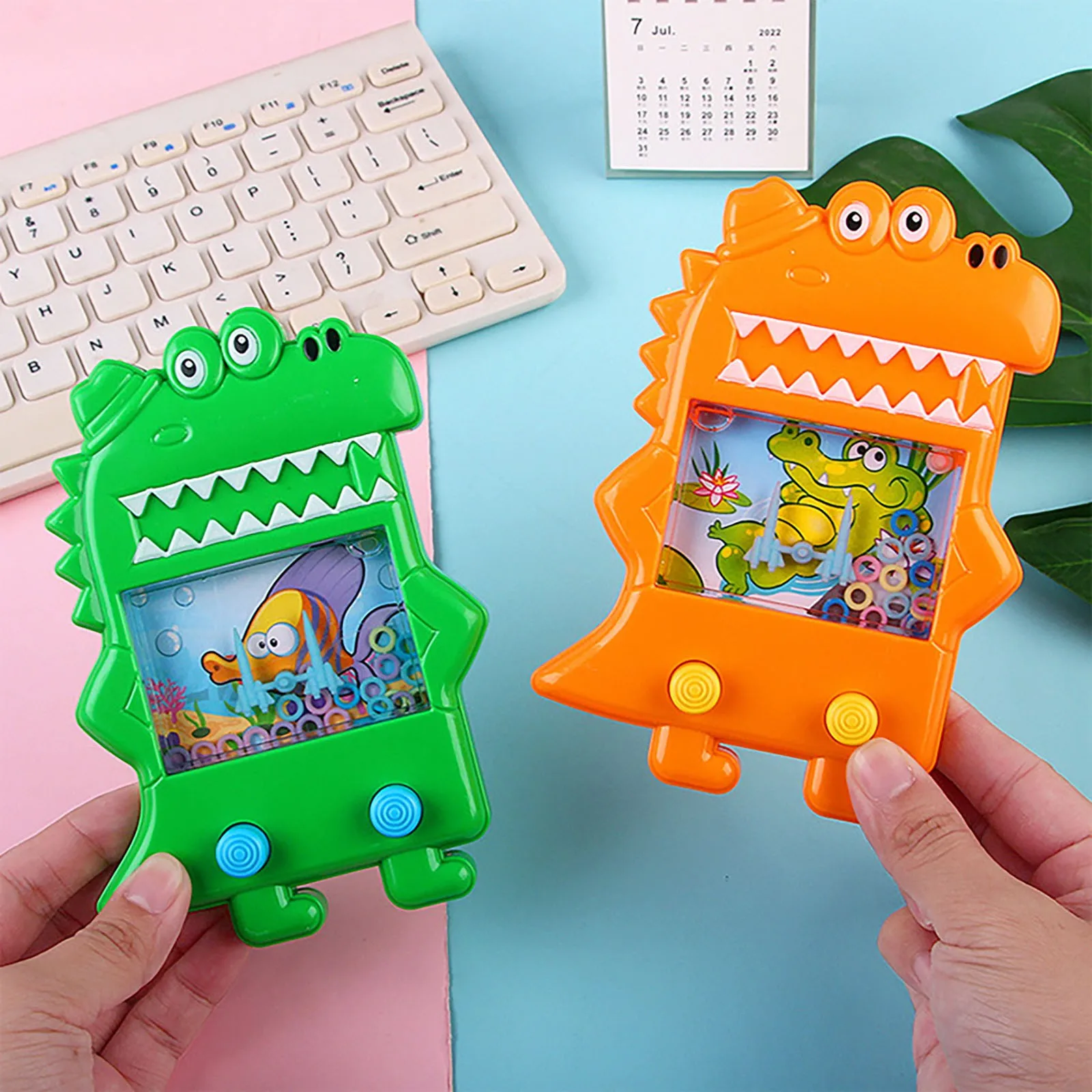 And Graphic Kids Throwing Circle Water Machine Toy Novelty Nostalgic Boy Girl Childhood Water Machine Parent Child Glyph