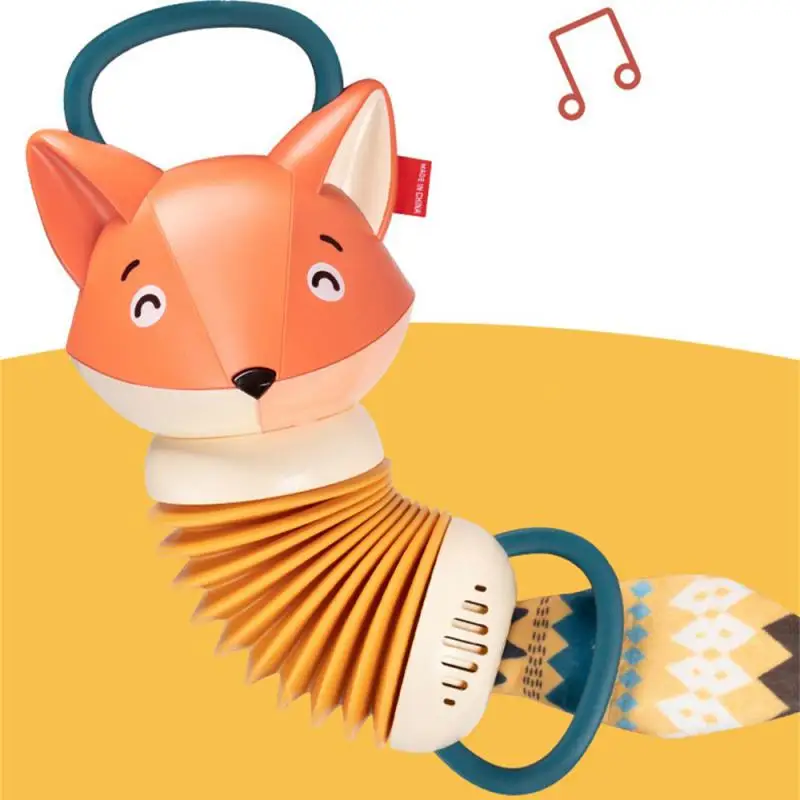 

For Boy Girl Gift Early Education Accordion Toy Fox Accordion Educational Baby Toys Music Learning Toy Ttle Fox Accordion