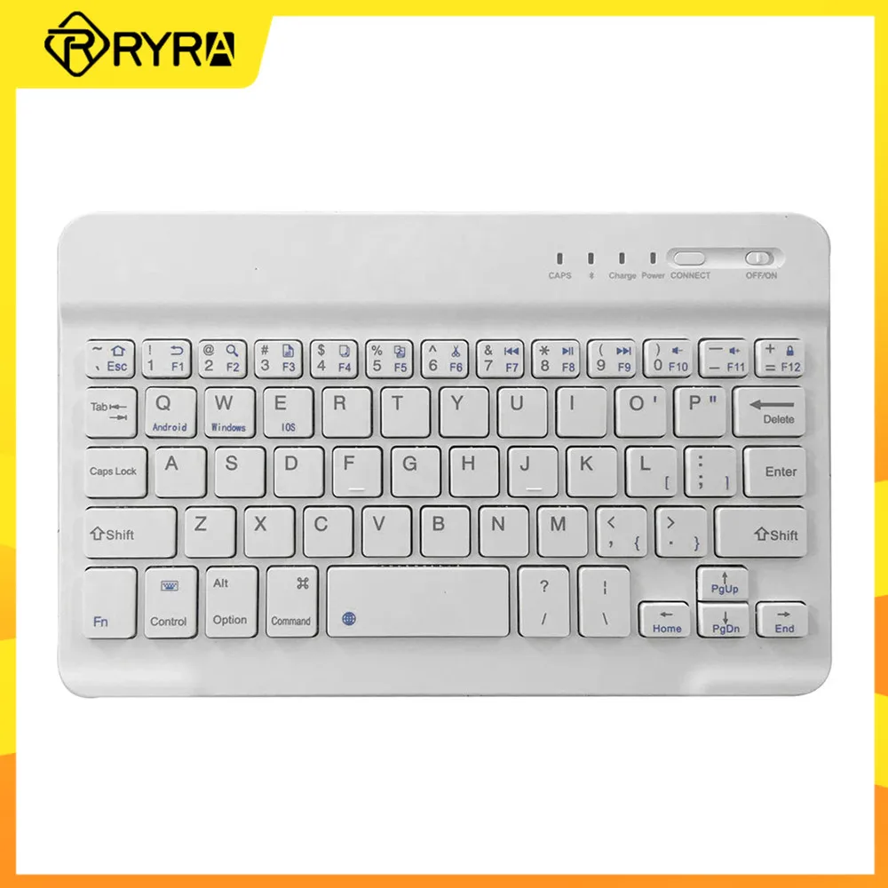 Ryra Mini Tastiera Senza Fili Della Tastiera Di Bluetooth Per Ios Android Di Windows Pc Ipad Tablet Russo Spainish Tastiera Ricaricabile