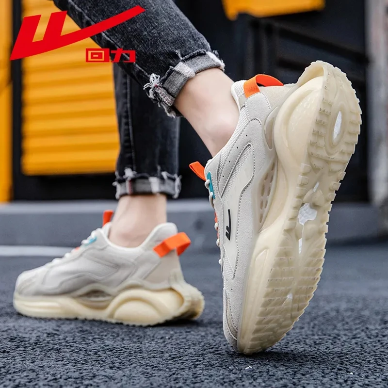 Warrior Luxury Brand Mens Casual Sneaker Fashion Airpillow Trendy Comfortable Running Shoes Jogging Traf  Dad's Shoes 6