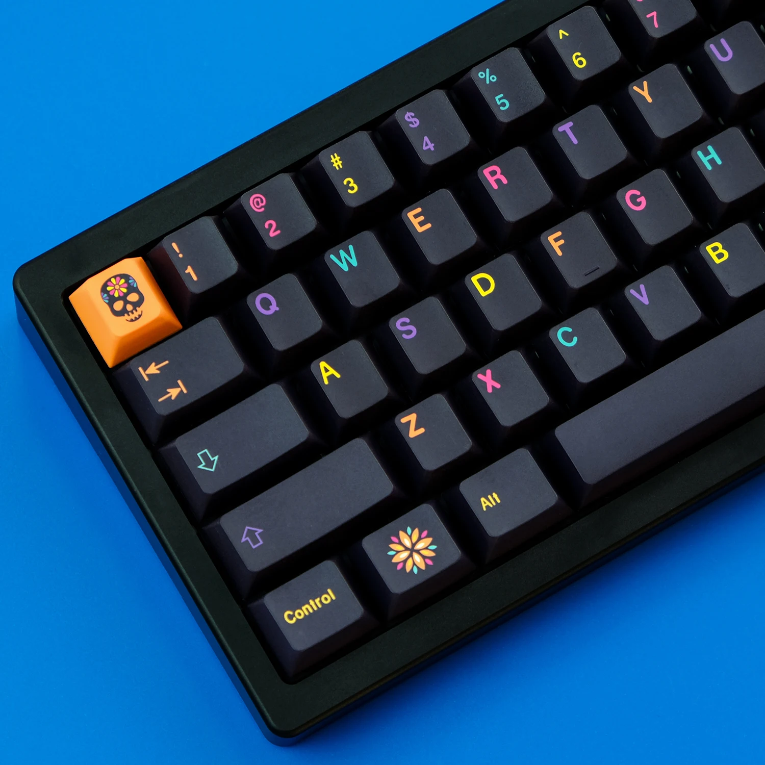 Chaves Inglês Gmk Mictlán Perfil Keycaps Cereja Keycap Teclado Mecânico Pbt Dye Sublimation para mx Switch com Iso Inserir 169 - Imagem 6