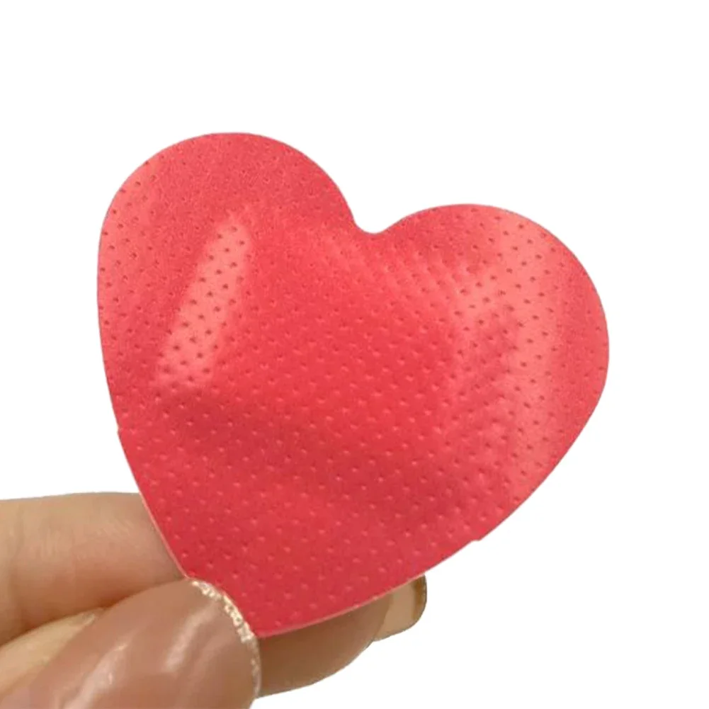 Medical Bandaids 20pcs/set Red Heart Lip Band Aid Waterproof Breathable Wound Plasters Heart Lip Shaped Children Skin Patch Concert Body Stickers