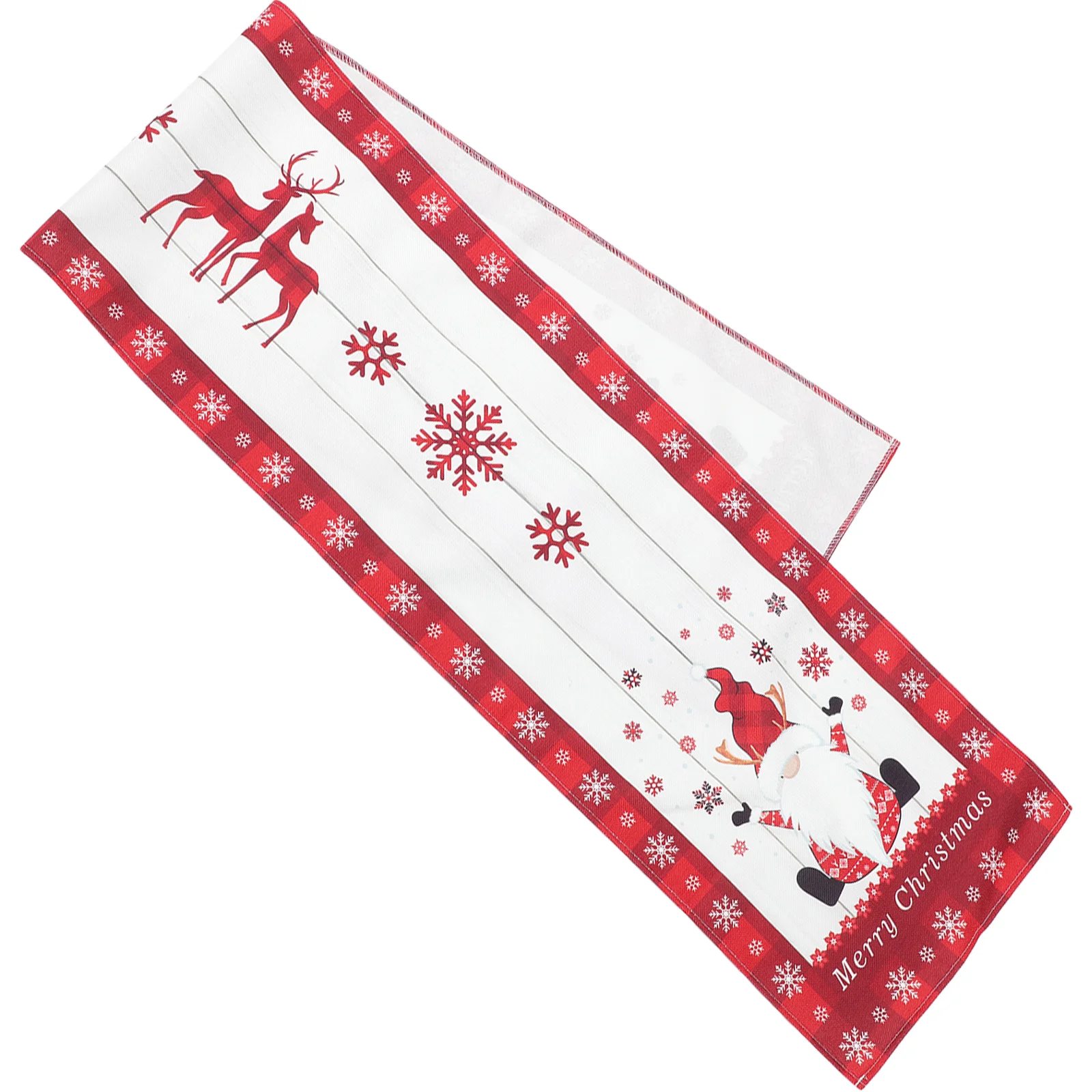 

Dining Table Decor Runner Dinner Christmas Party Ornament Cotton Linen Style Festival Covers