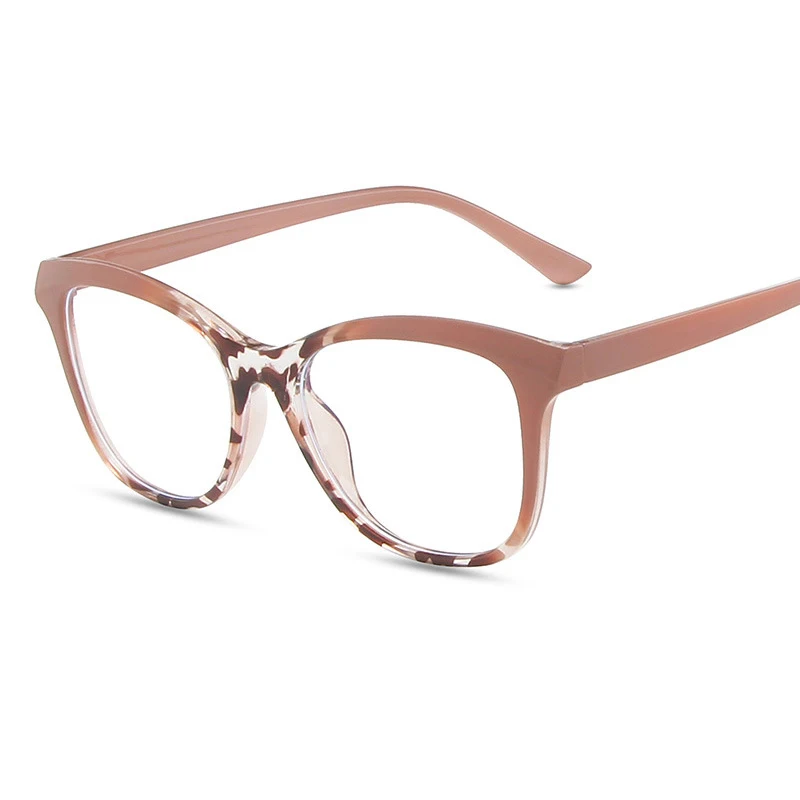 Optical Lenses Cat Eye Women Eyeglasses Anti Blue Light With Frame