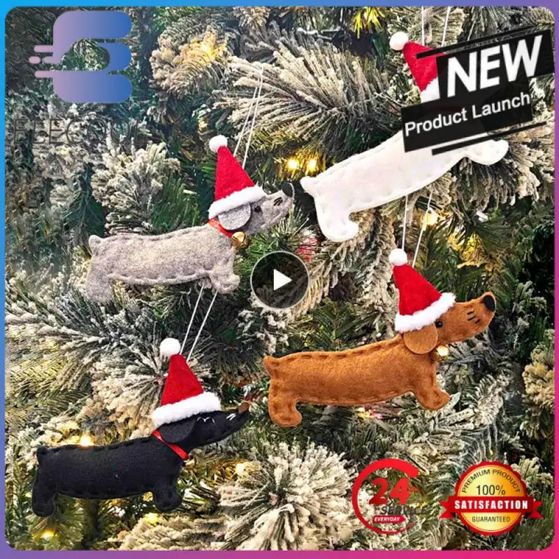 

Подвеска в виде рождественской елки, из нетканого материала, тонкая работа, создание атмосферы, мультяшный дизайн, милый и уникальный мультяшный кулон