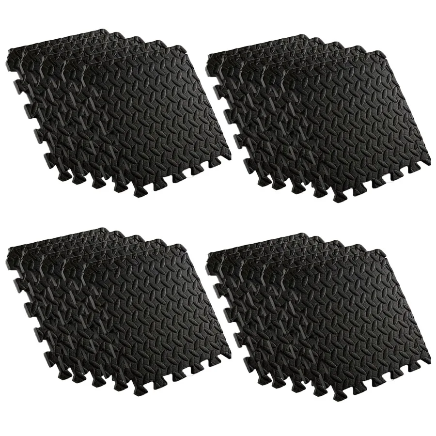 KUUJOJO Fitness EVA Foam Interlocking Tiles Mixed Martial Arts Exercise Home Fitness Mats Floor Liner sports floor mats