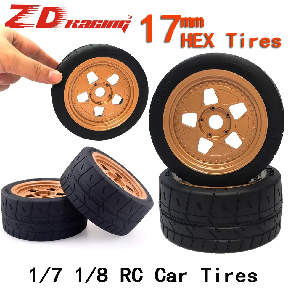 

ZD Racing 2 шт./4 шт. 109 мм радиоуправляемые шины колесо 17 мм Шестигранная втулка 8585 шина для ARRMA ZD Racing EX07 1/7 4WD бесщеточный Радиоуправляемый гоночный автомобиль