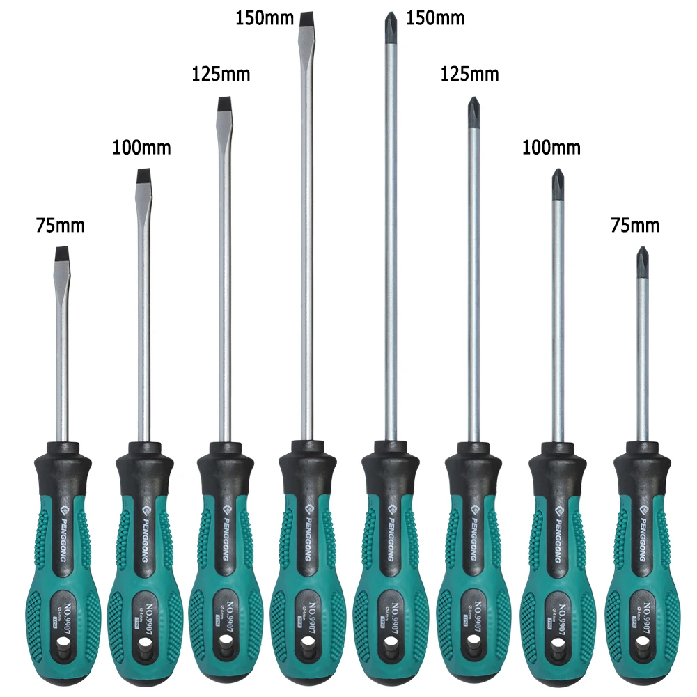 Insulated PP Handle Multi Purpose Straight Screwdriver