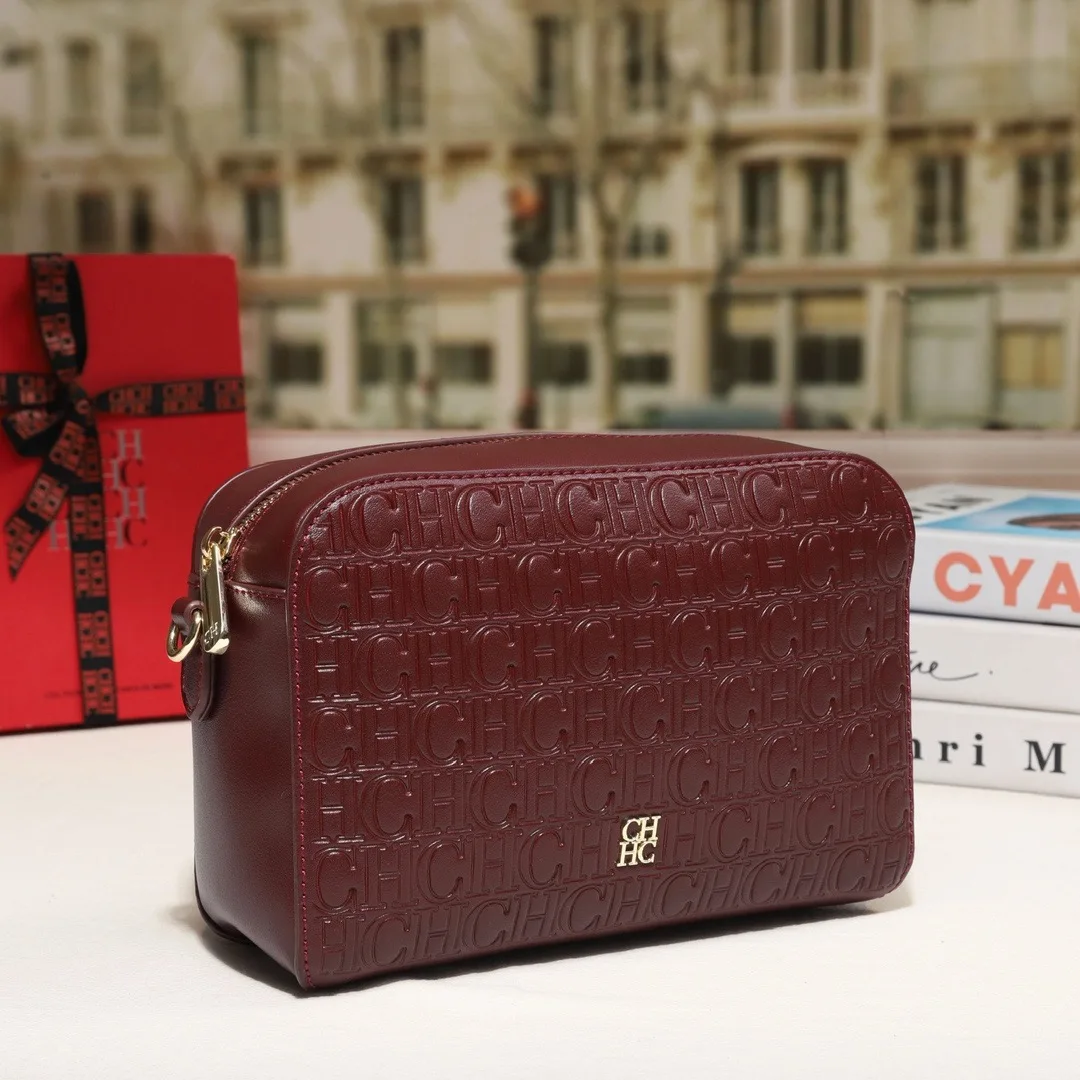 CILMI HARVILL CHHC 2022 Hot Selling Women's Square Bag Small Portable Leather Material Multicolor Choice Metal Zipper High-end