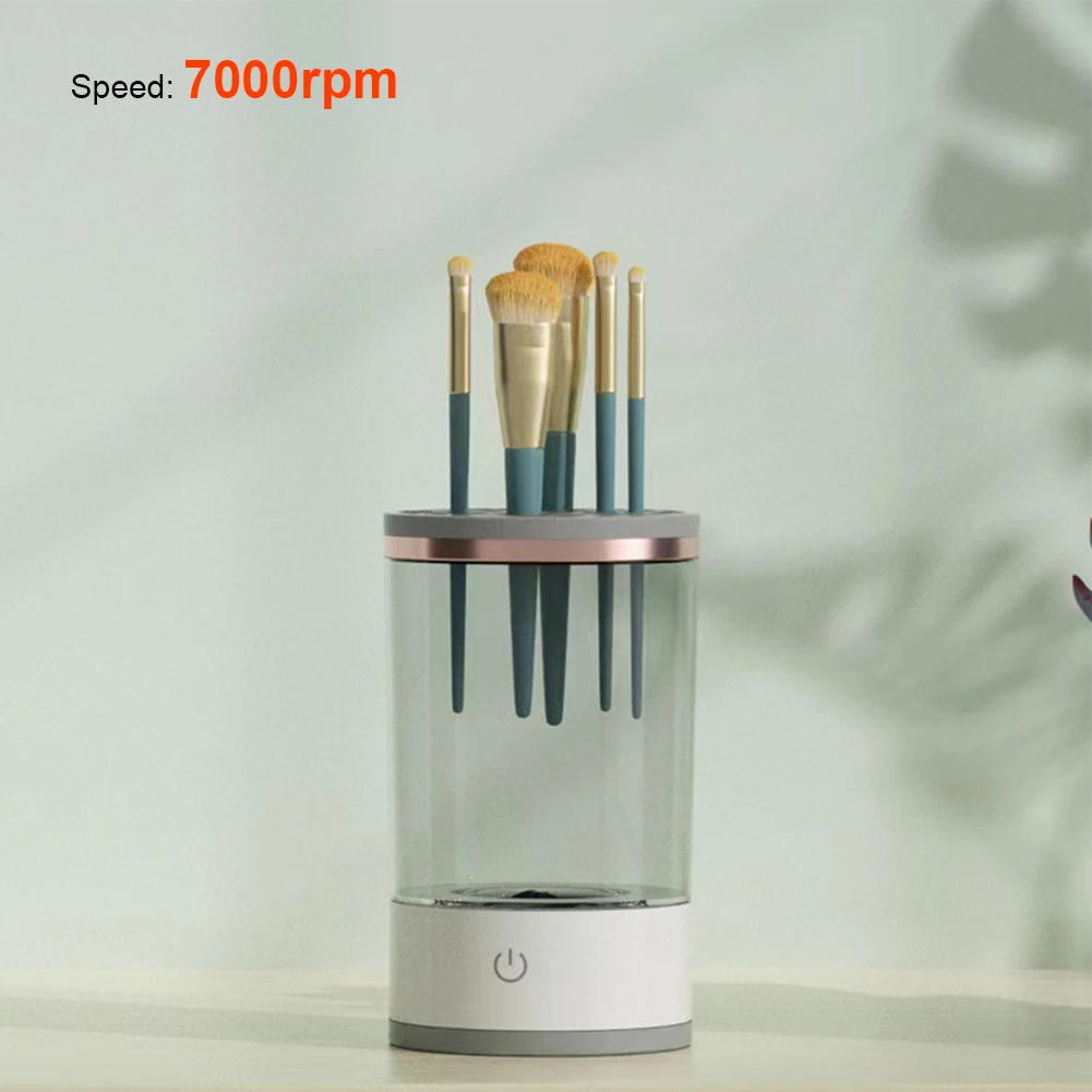 USB Automatic Makeup Brush Cleaner - Portable Dust-Proof Wash Machine - View 4