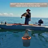 Fishing Basket Net Bag Collapsible Floating Fishing Net Portable Nylon Mesh Fish Shrimp Basket Landing Bucket Bait Net Storage 4