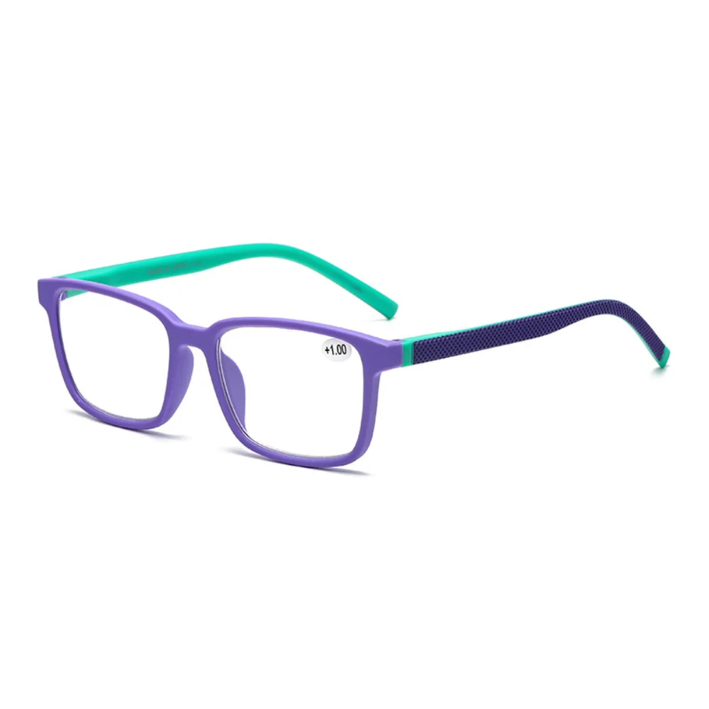 Trendy Anti-Blue Light Multifocal Glasses with Colorful Frames